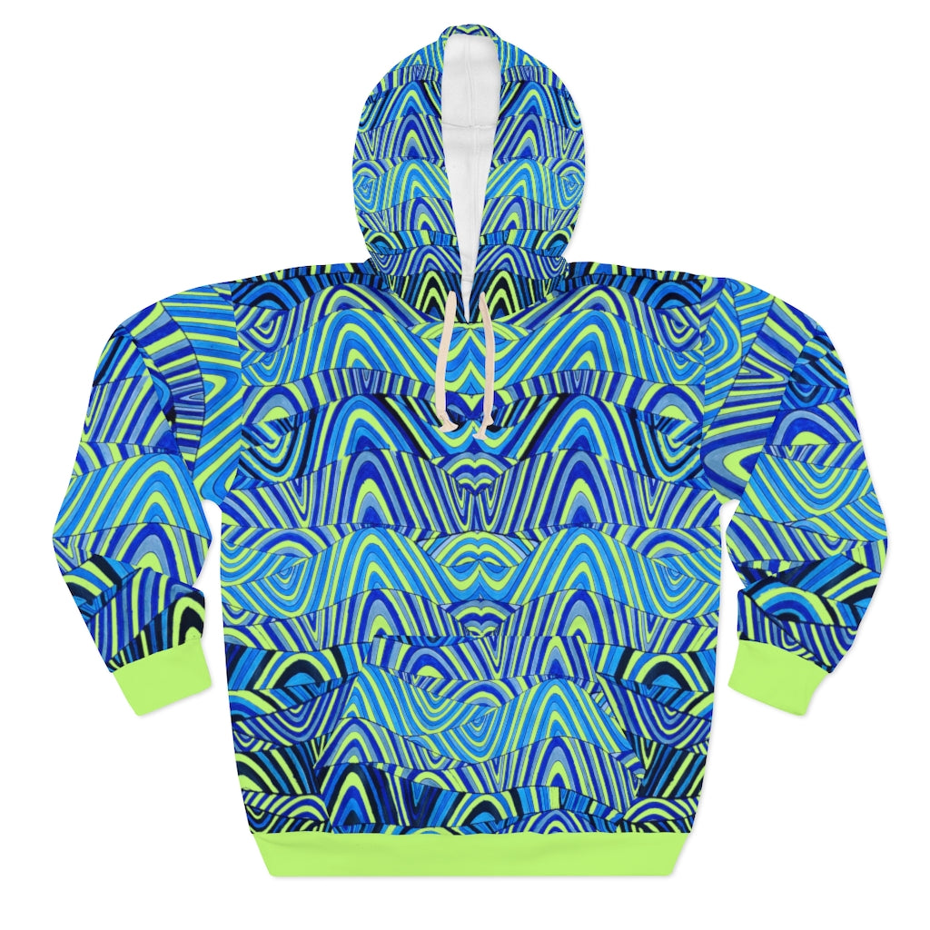 Lime Sonic Unisex Pullover Hoodie