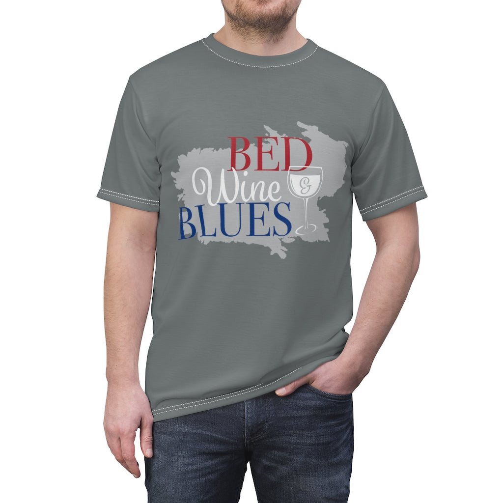 Menswear Ash AOP Blues Tee