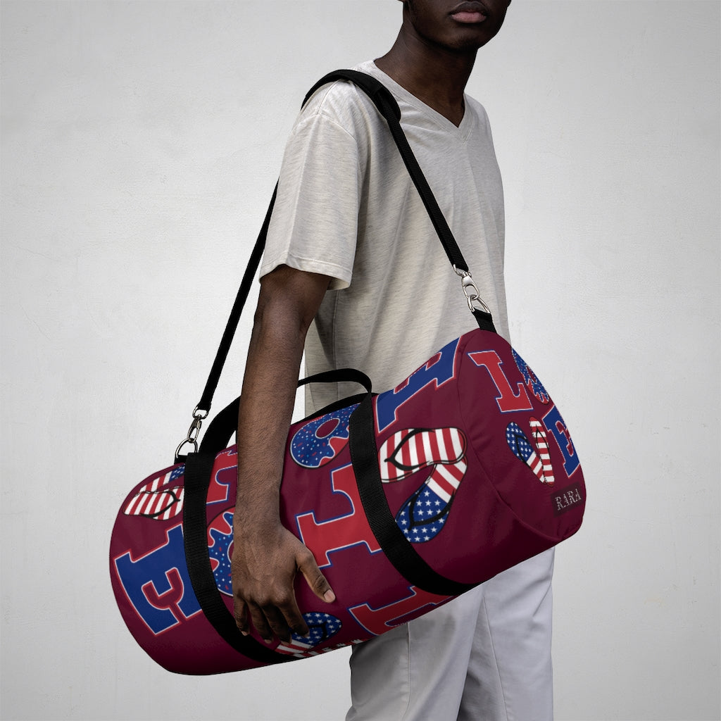 American Love Marsala Duffel Bag