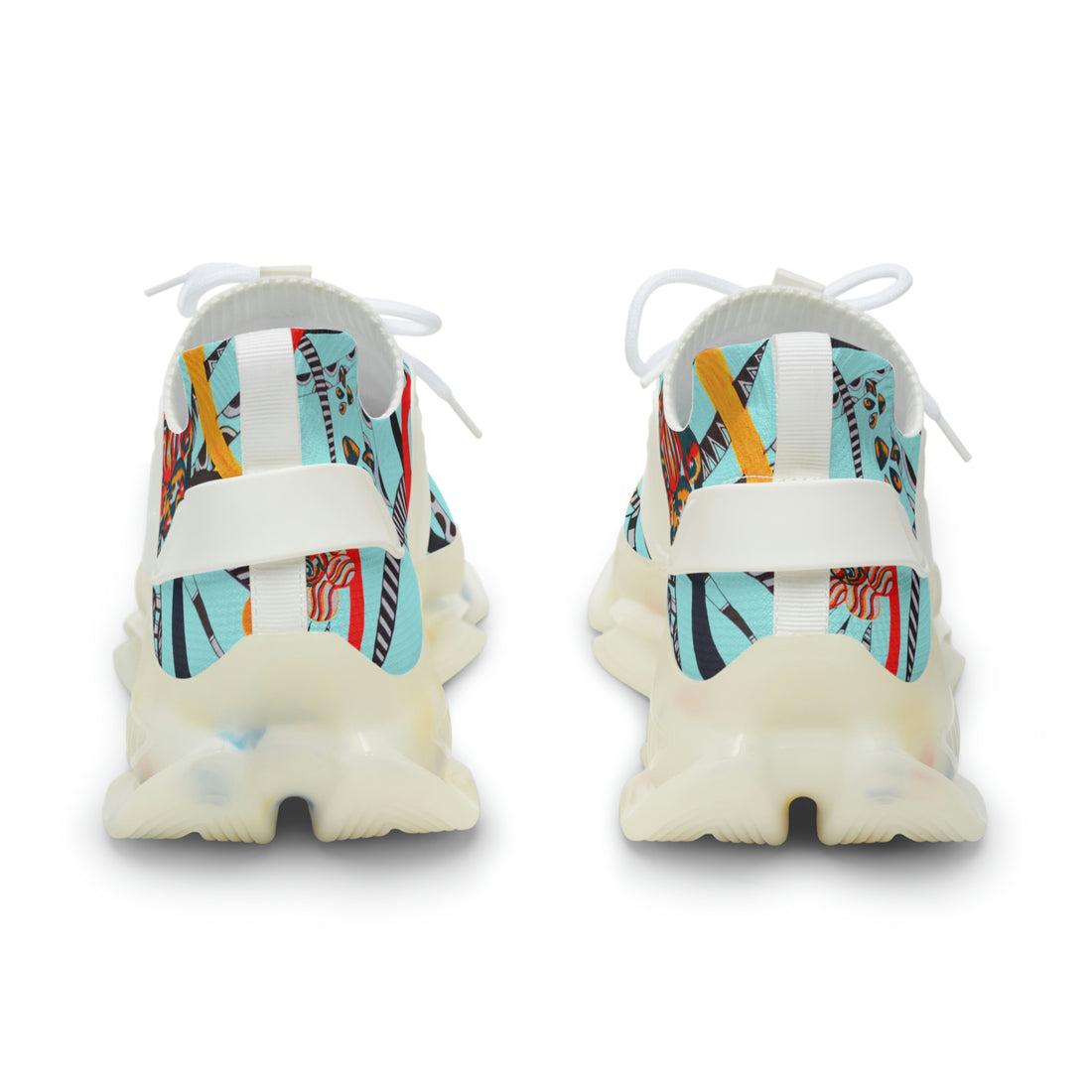 Icy Blue Wildly Wicked OTT Men's Mesh Knit Sneakers