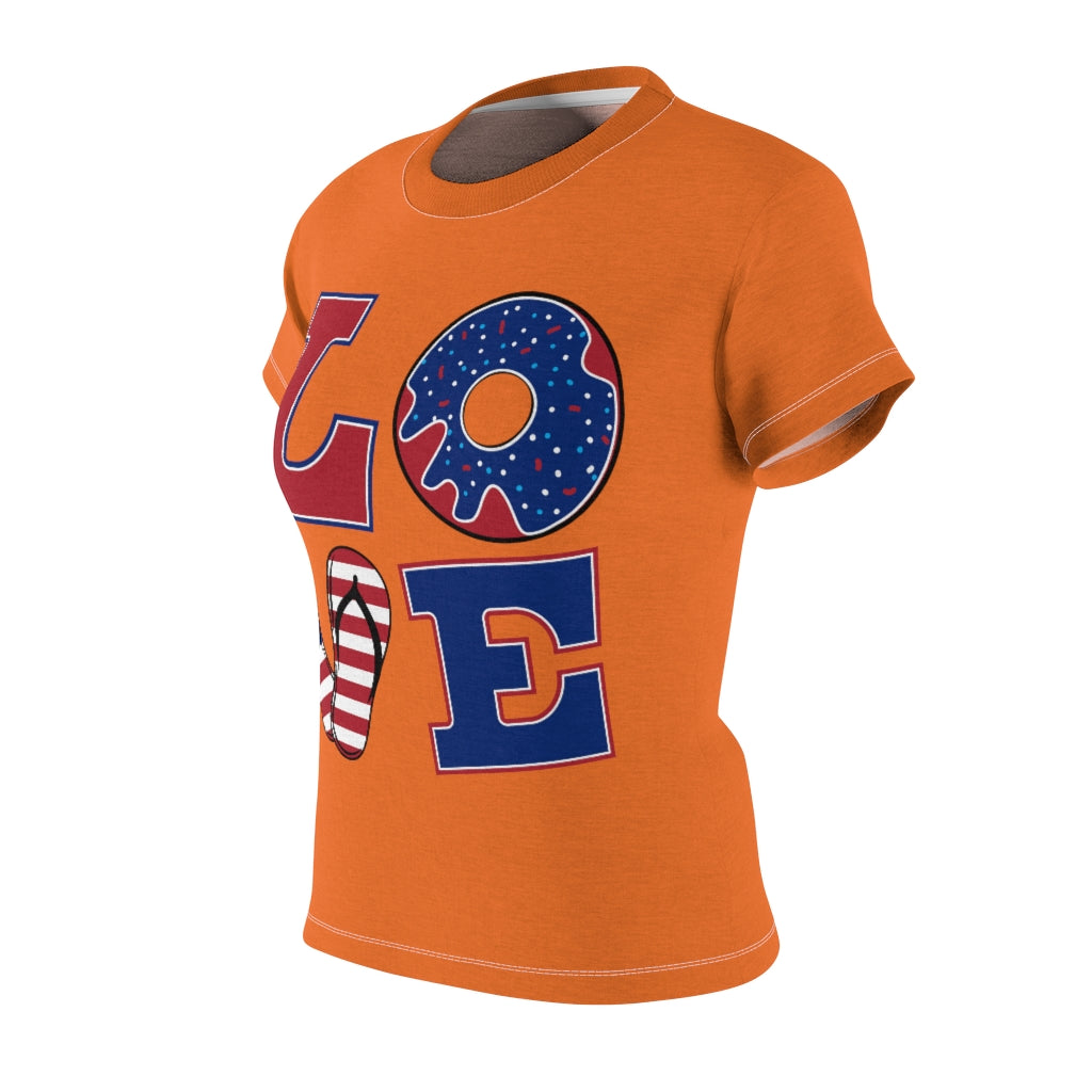 L.O.V.E. 'merica Orange T-Shirt