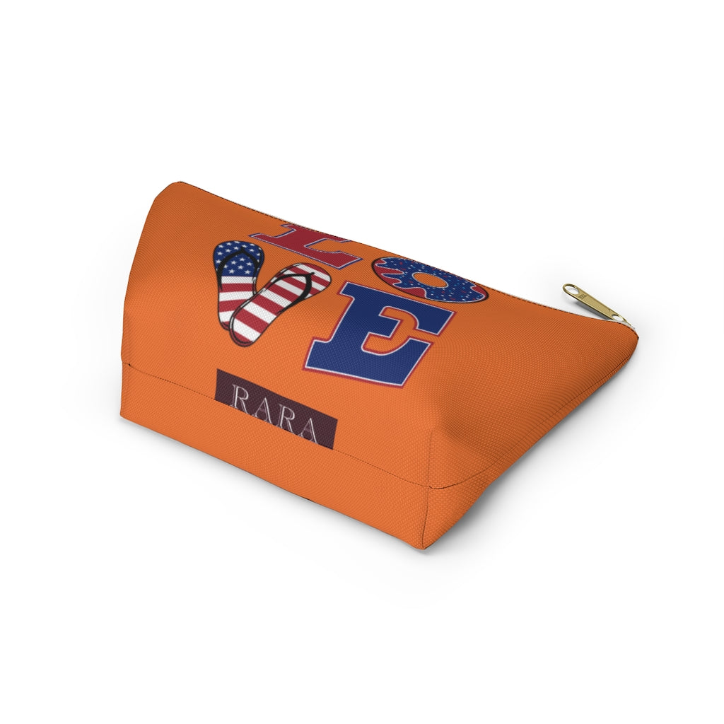 Love Orange Accessory Pouch