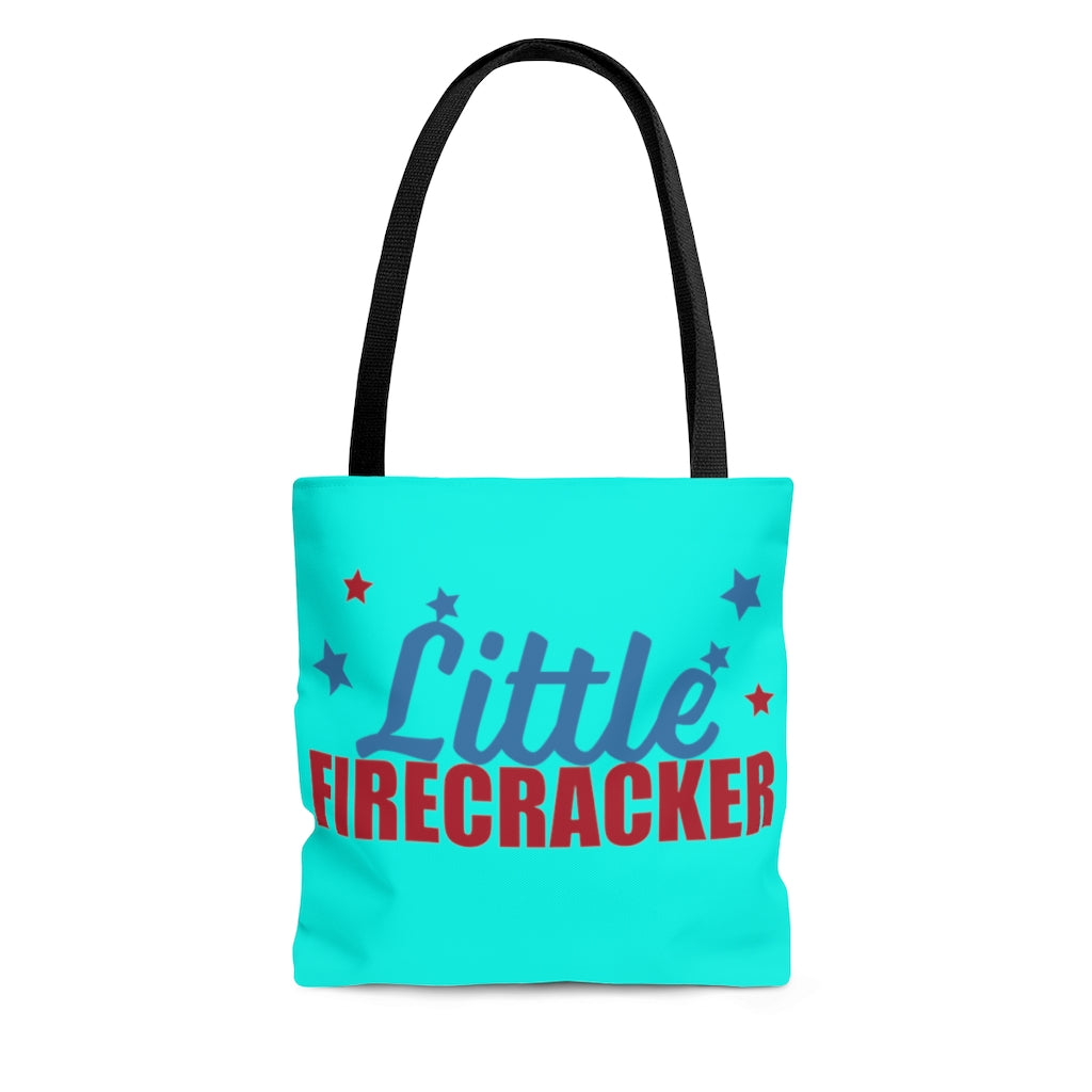 AOP Fire Cracker Cyan Tote Bag