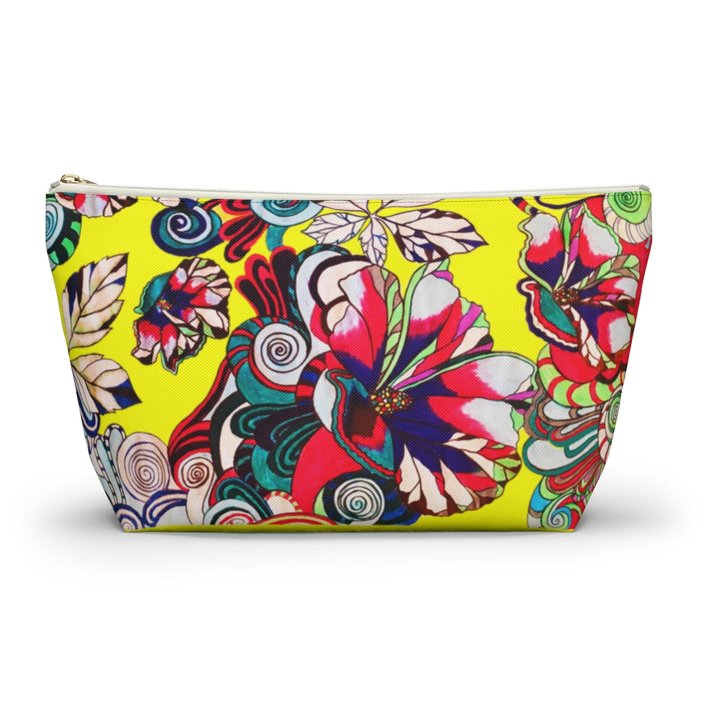 Floral Pop Canary Accessory Pouch