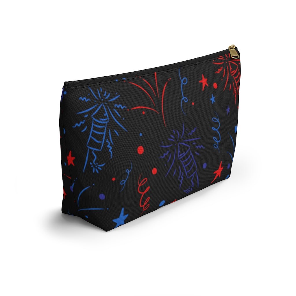Firecracker Black Accessory Pouch