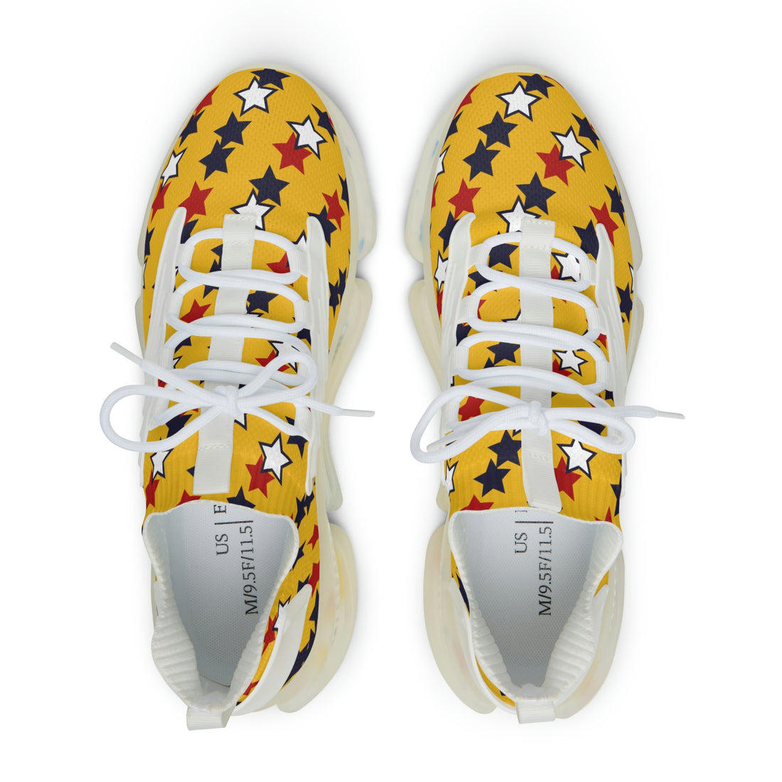 Yellow Starboy OTT Men's Mesh Knit Sneakers