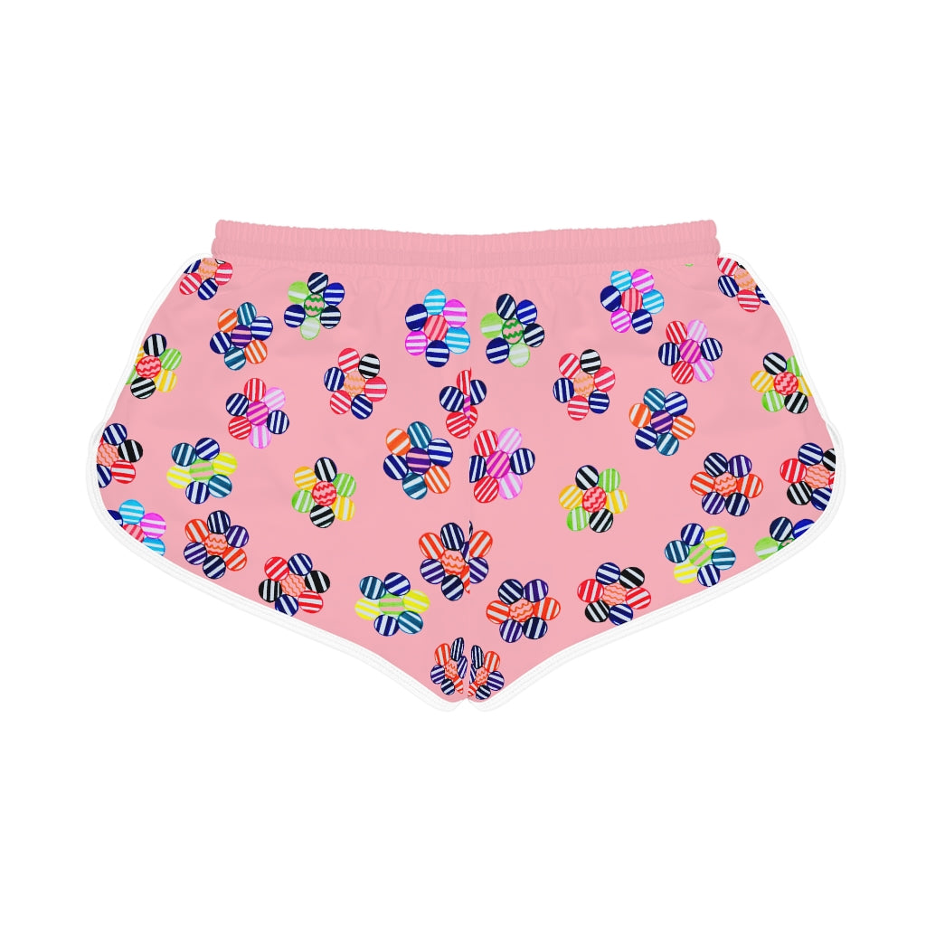 Blush Candy Florals Relaxed Shorts