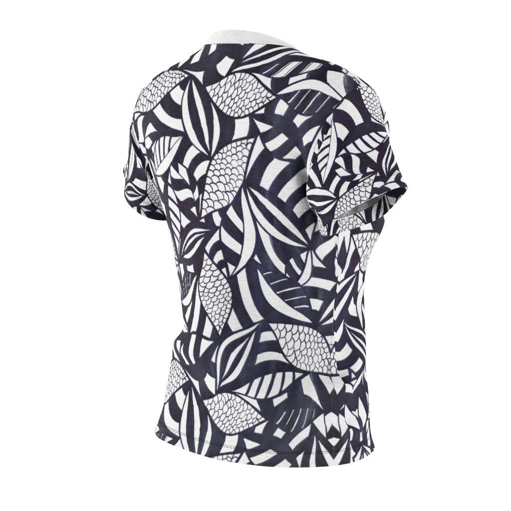Tropical Minimalist Monochrome AOP T-shirt