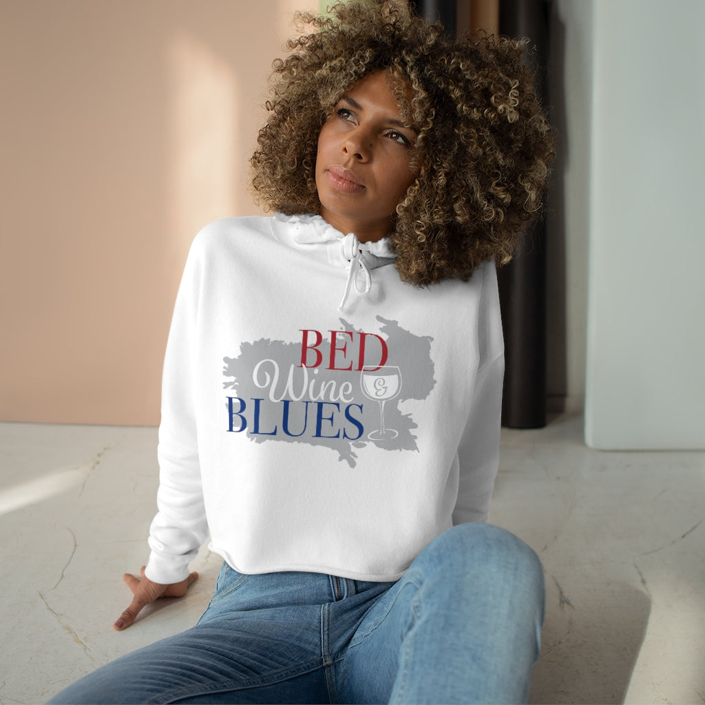 Bed & Wine Crop Hoodie