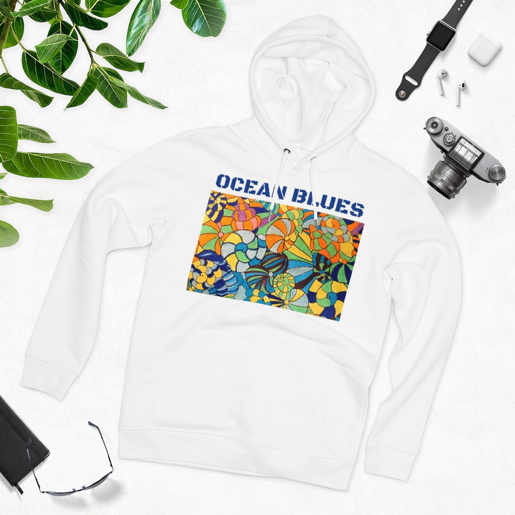 Ocean Blues Unisex Cruiser Organic Hoodie
