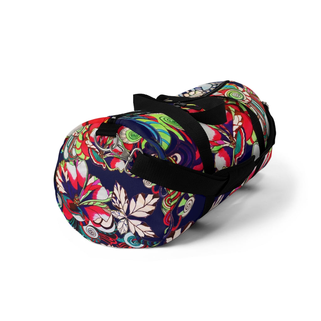 Artsy Floral Pop Ink Duffel Bag