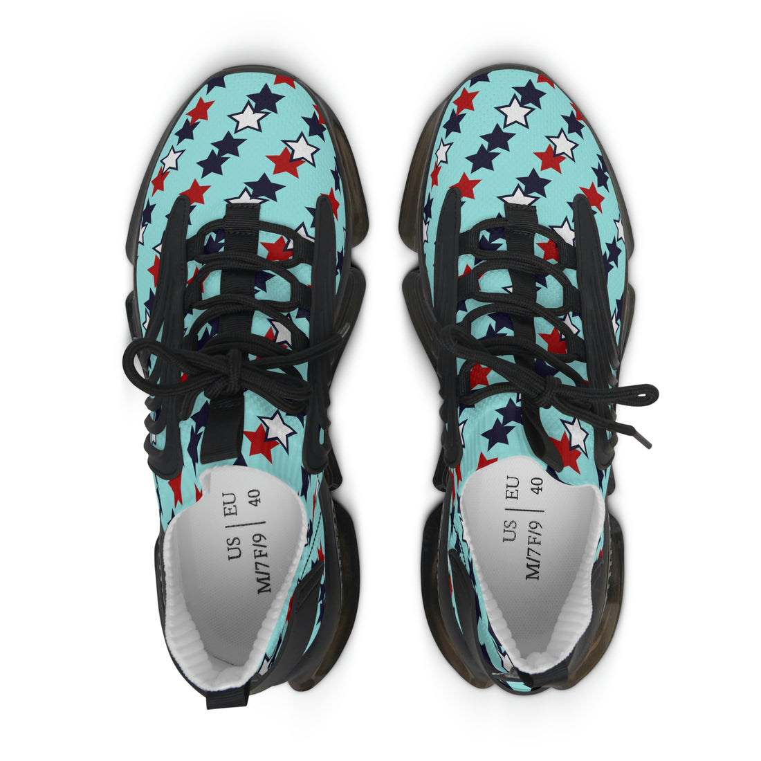 Icy Blue Stargirl OTT Women's Mesh Knit Sneakers