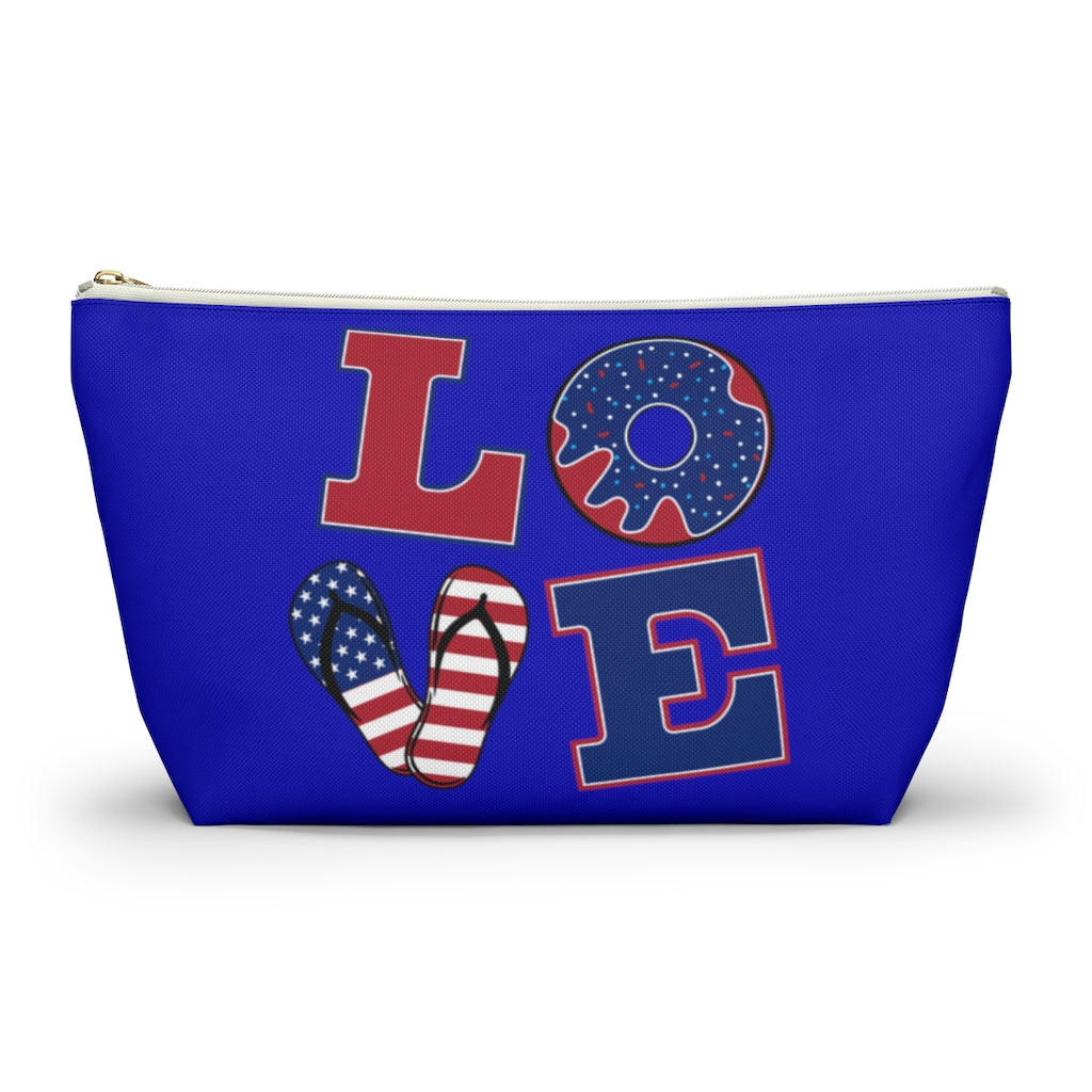 Love Blue Accessory Pouch