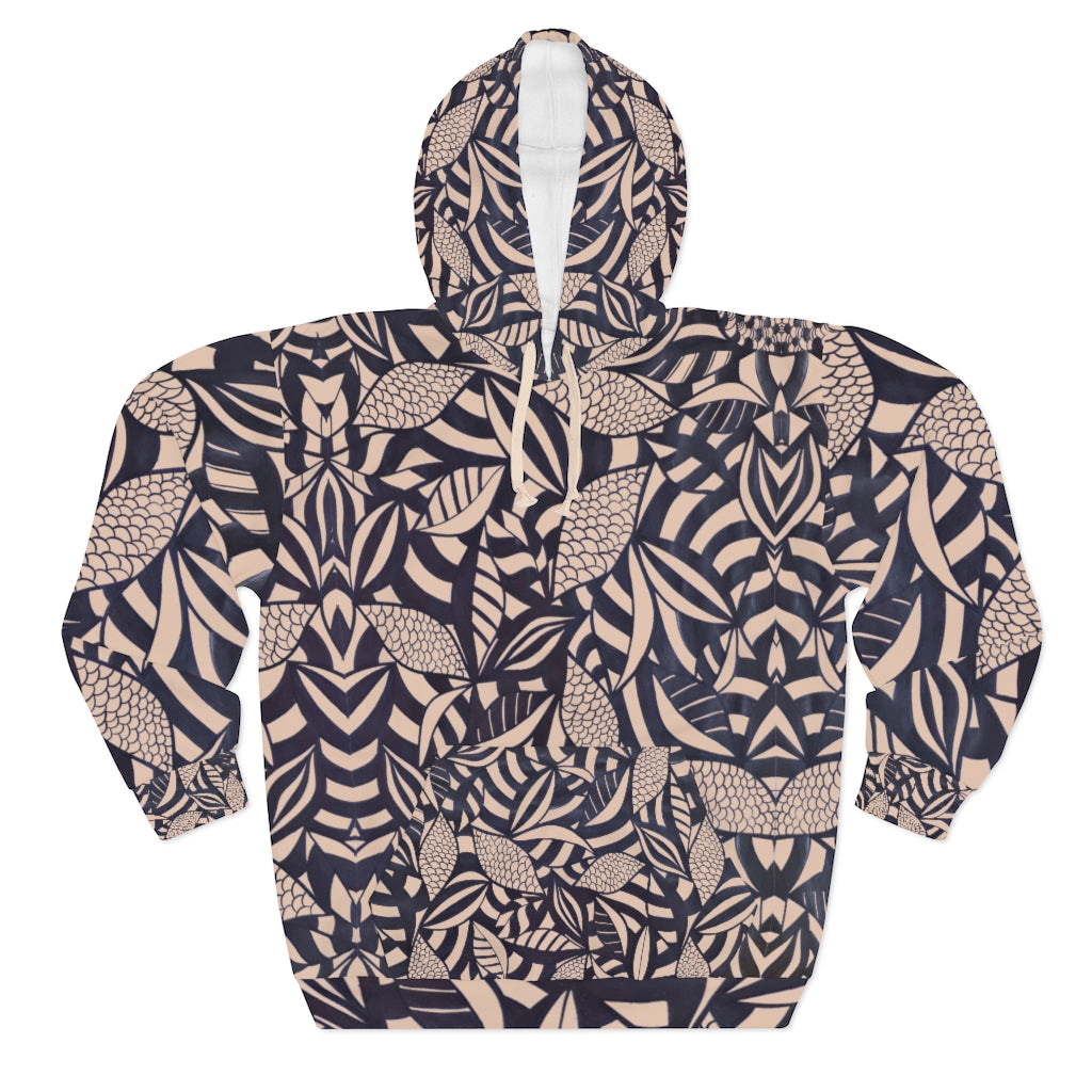 Unisex Tropical Minimalist Tint Pullover Hoodie