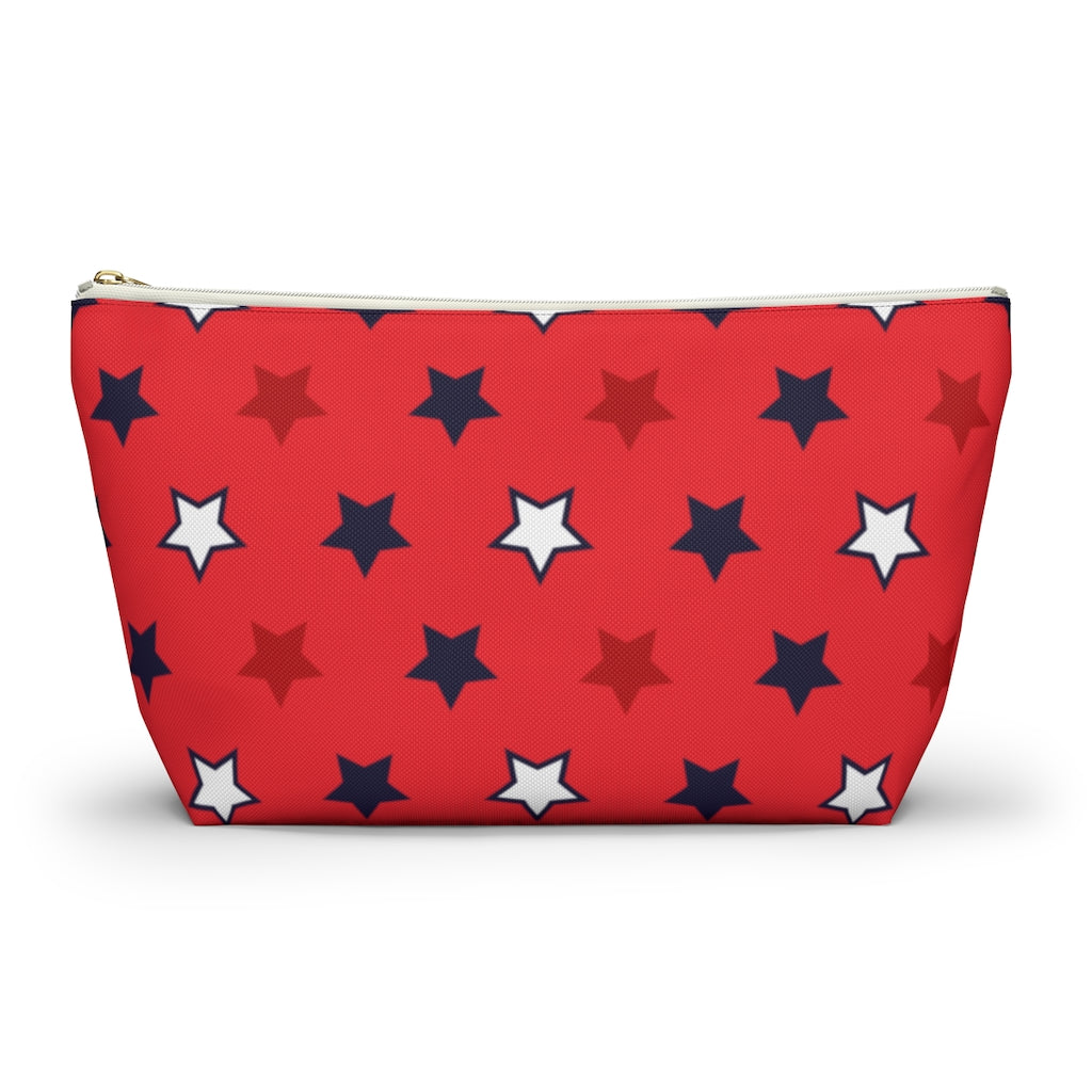 Starry Red Accessory Pouch