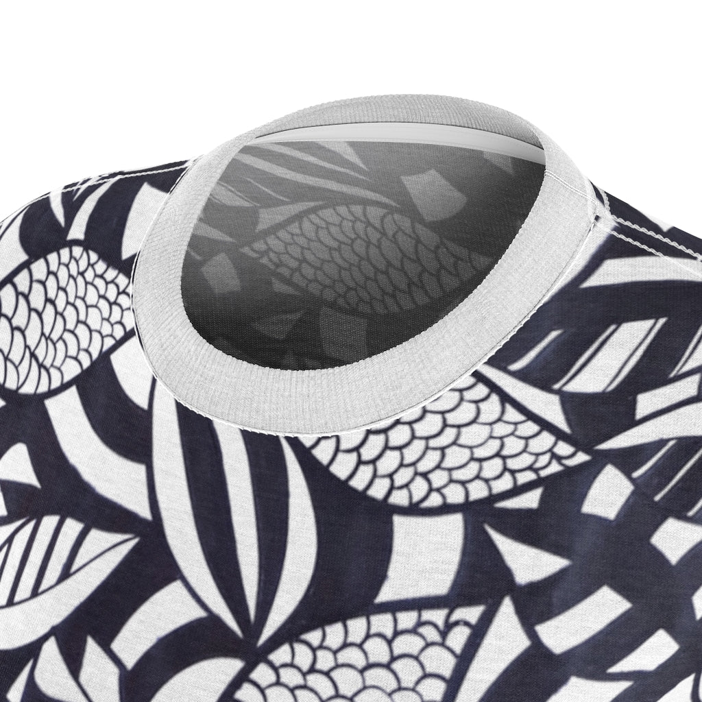 Tropical Minimalist Monochrome AOP T-shirt