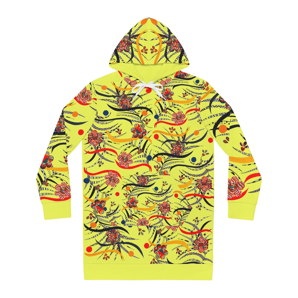 Canary Wilderness Hoodie Dress (AOP)