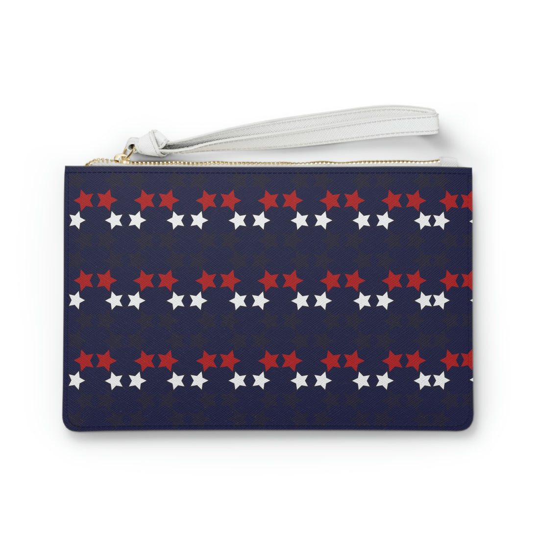 Ink Star Print Clutch Bag