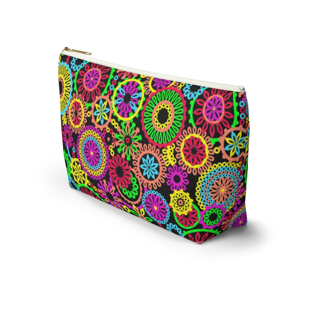 The 70's Vibe Black Accessory Pouch