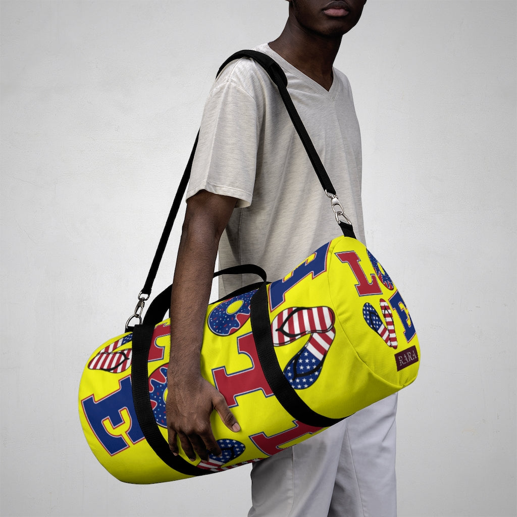 American Love Canary Duffel Bag