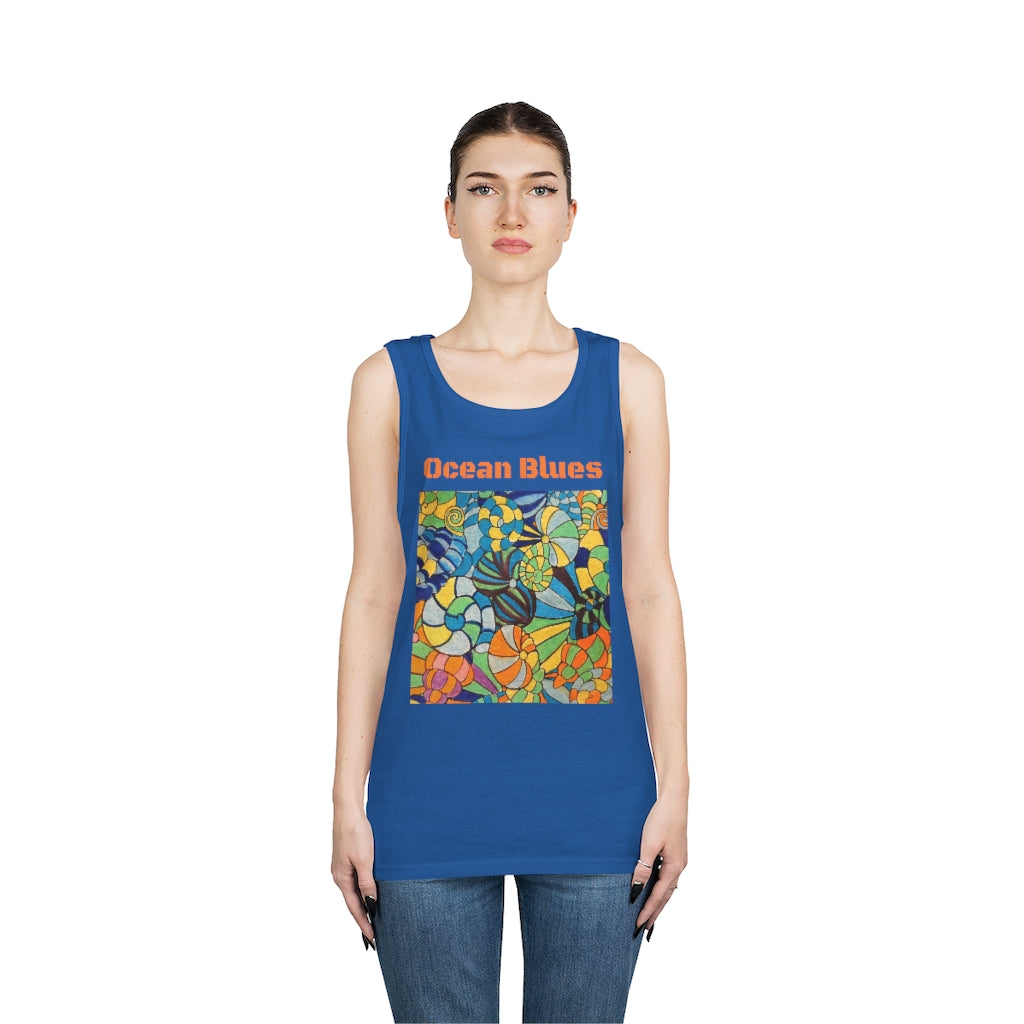 Unisex Ocean Blues Tank Top