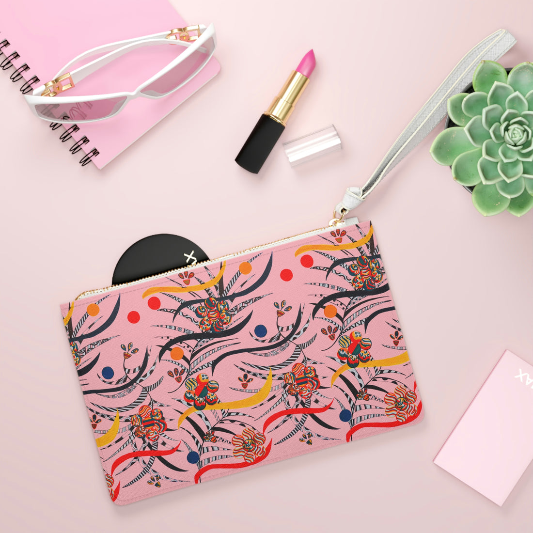 Blush Wilderness Clutch Bag