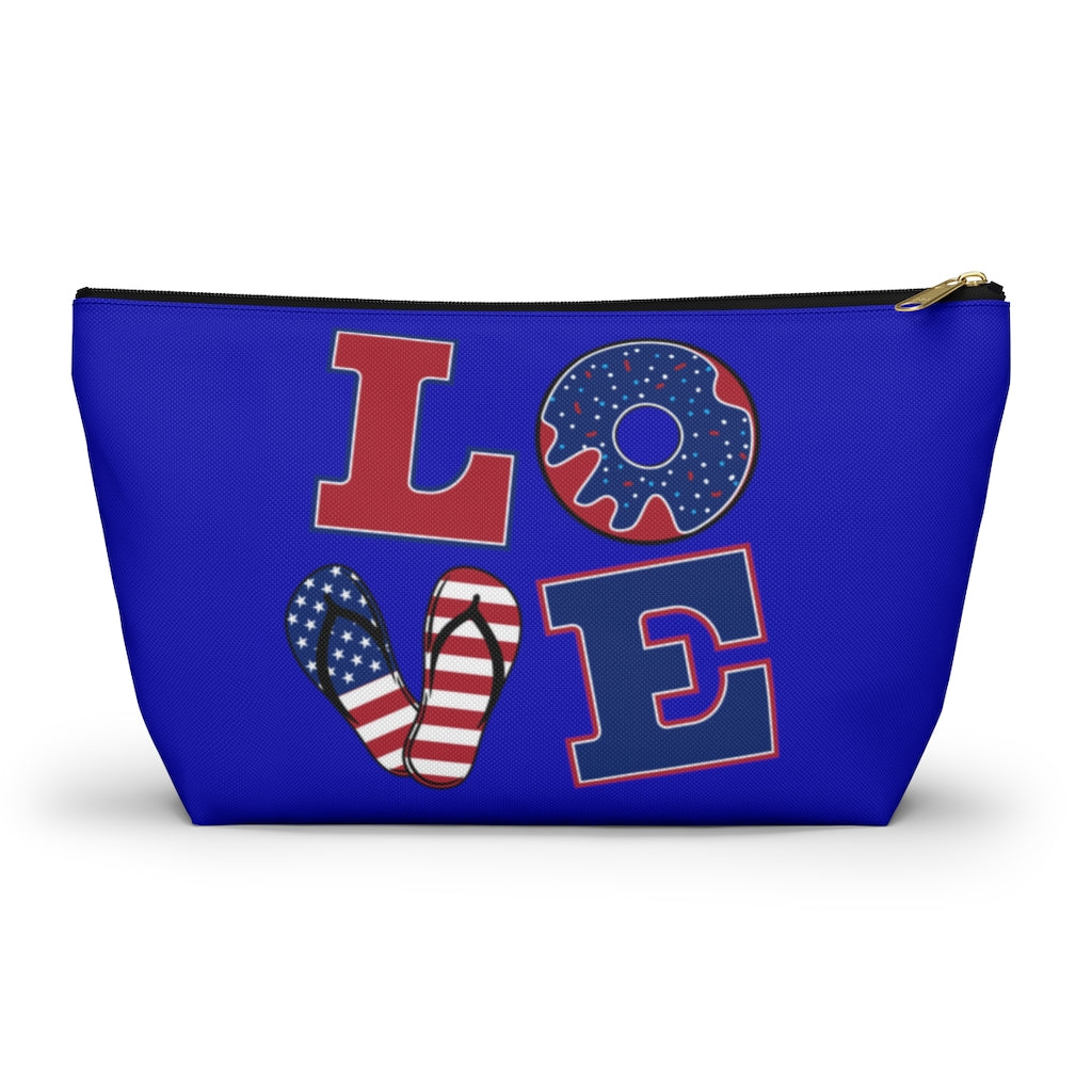 Love Blue Accessory Pouch