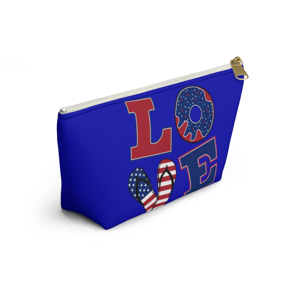 Love Blue Accessory Pouch