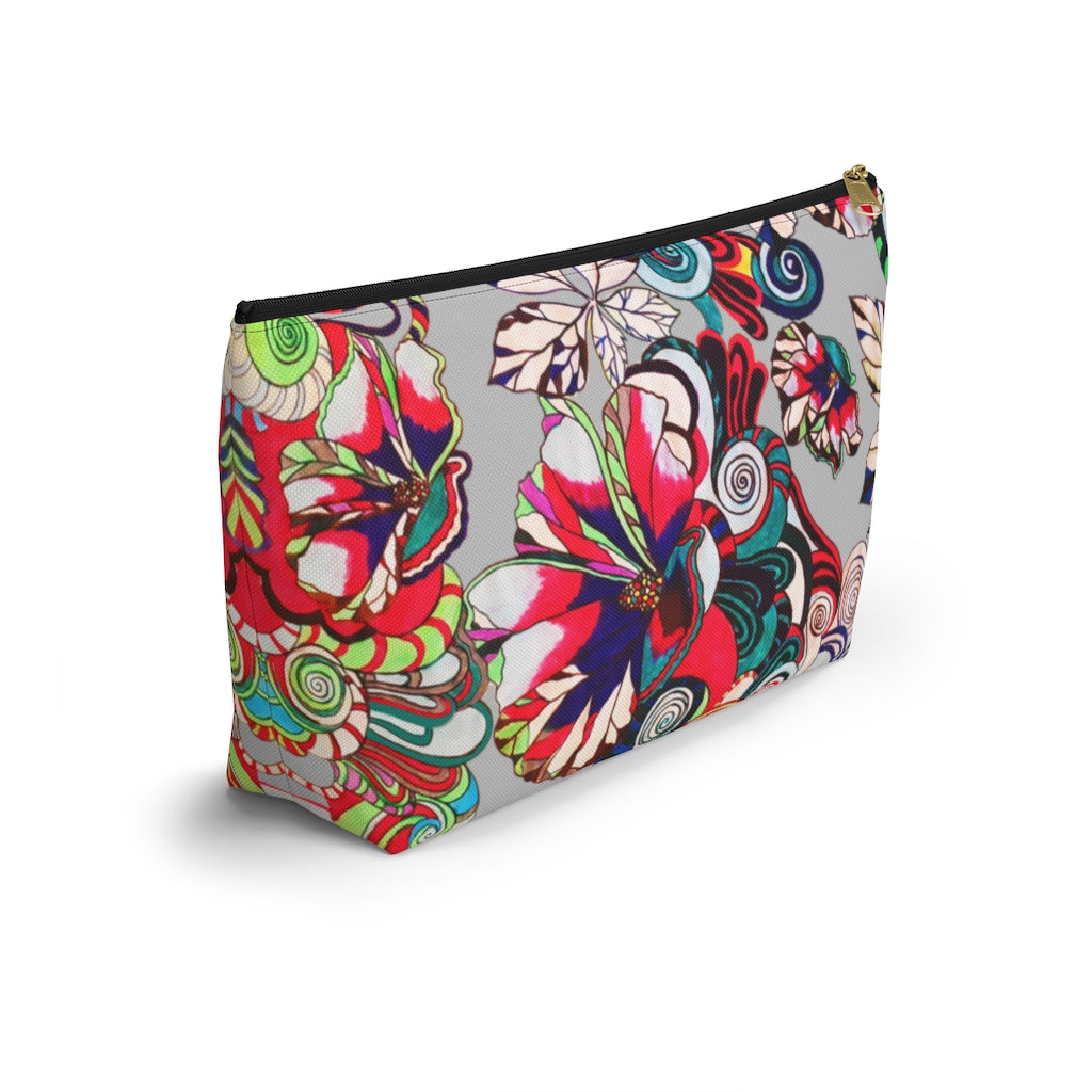 Floral Pop Slate Accessory Pouch