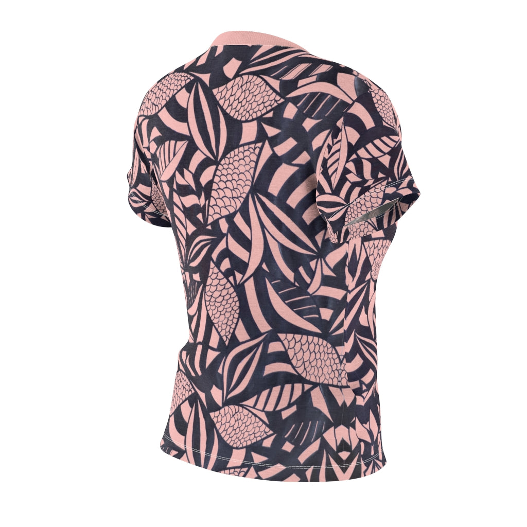 Tropical Minimalist AOP Blush T-shirt