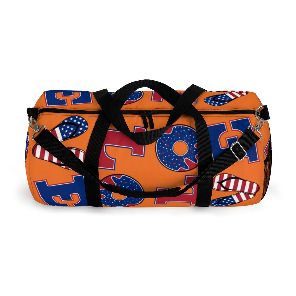 American Love Orange Duffel Bag