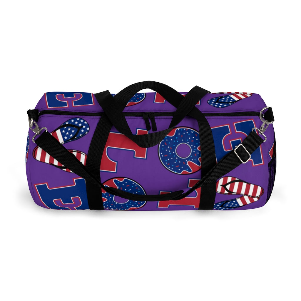 American Love Purple Duffel Bag