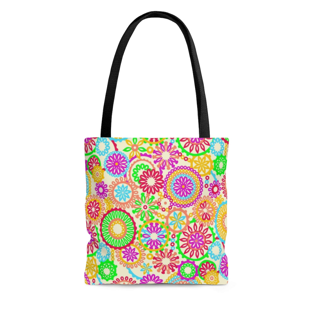 The 70's Vibe Lemon Tote Bag