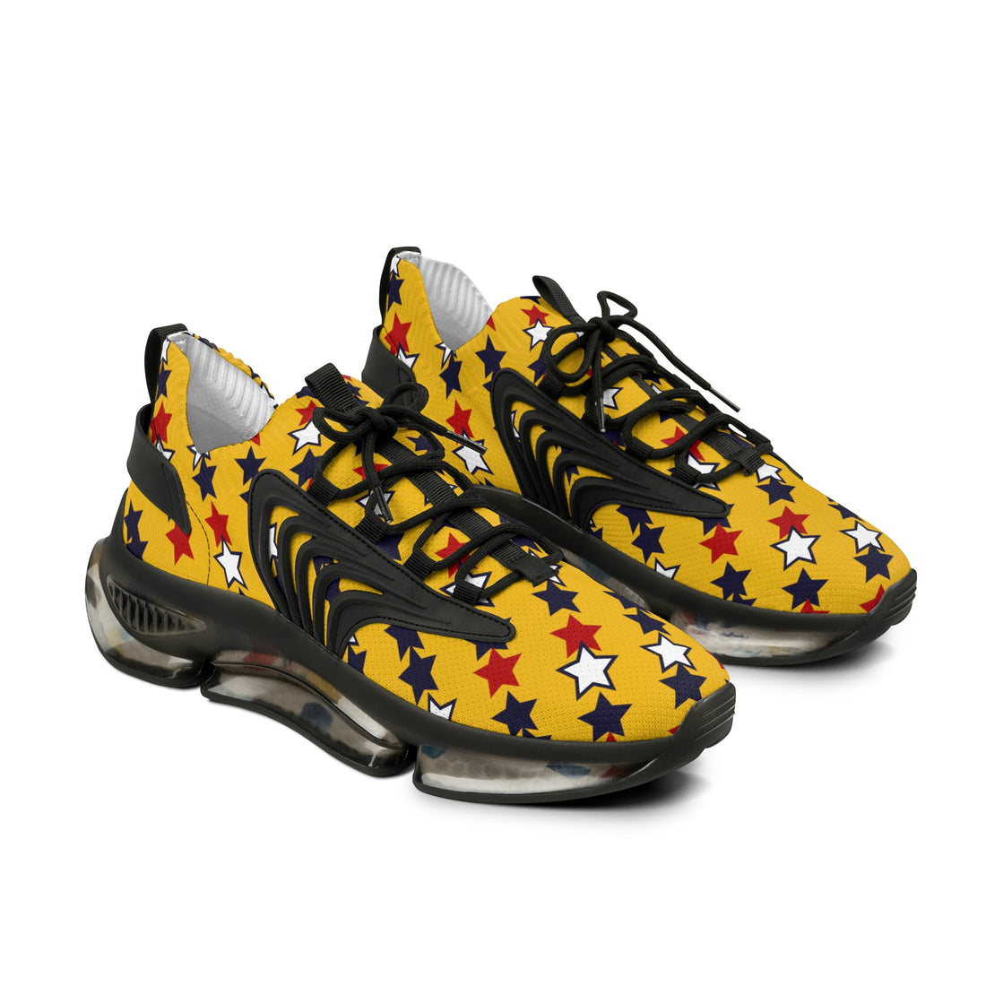 Yellow Starboy OTT Men's Mesh Knit Sneakers