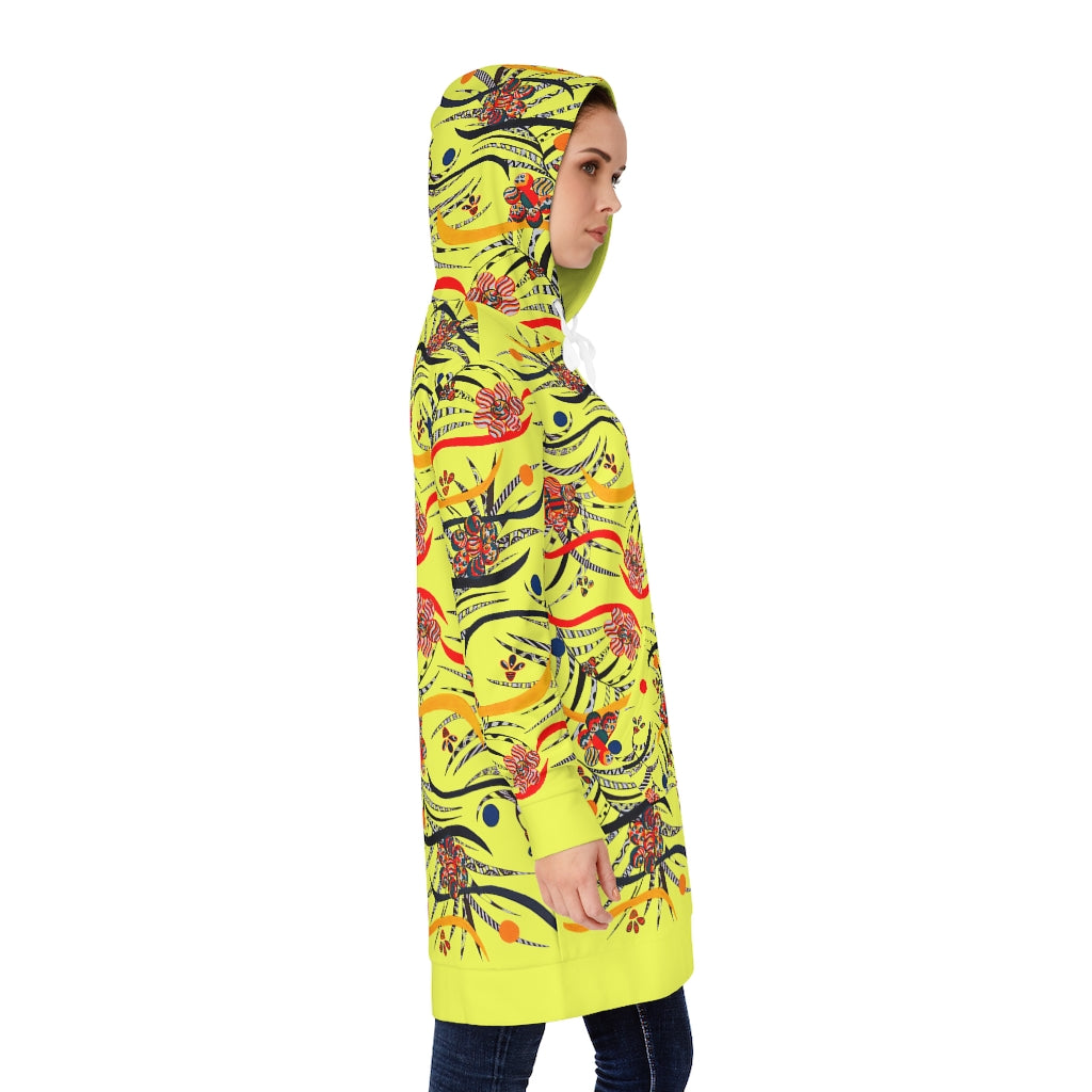 Canary Wilderness Hoodie Dress (AOP)