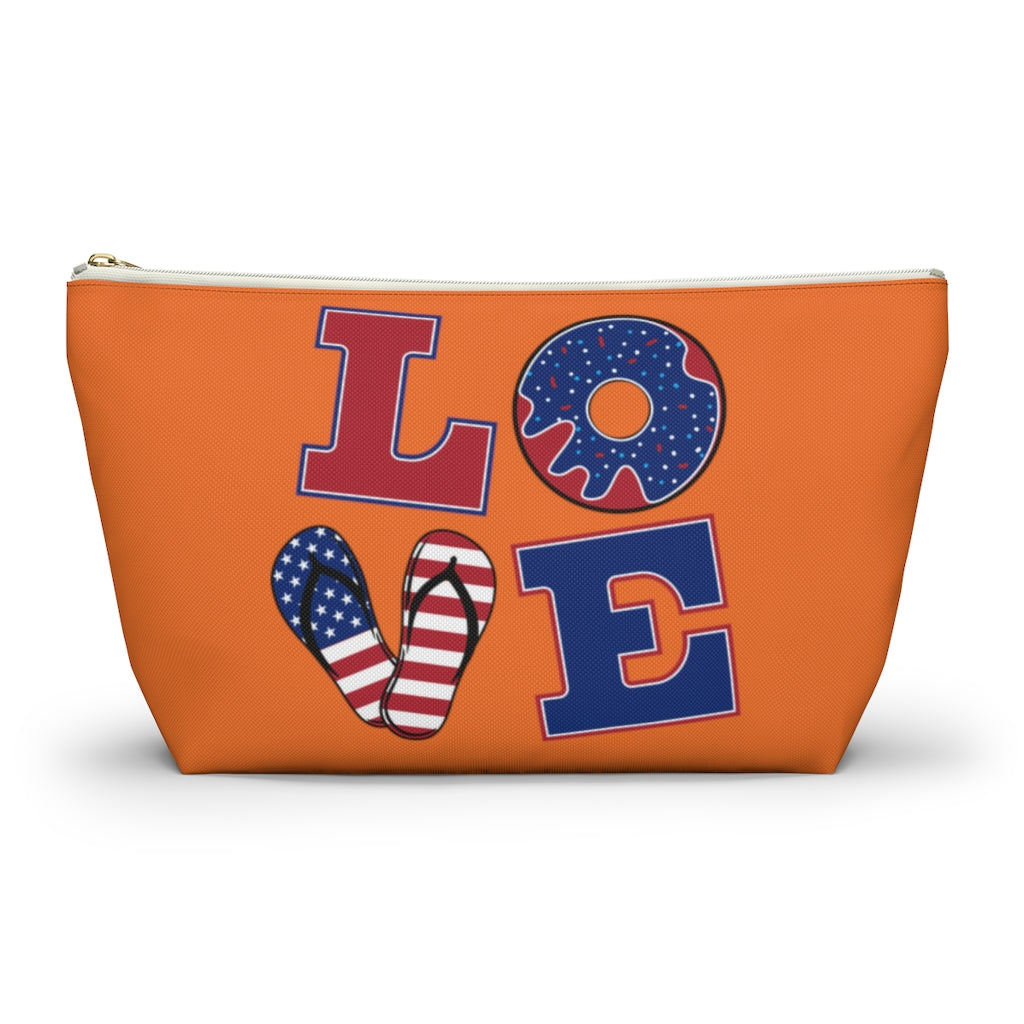 Love Orange Accessory Pouch