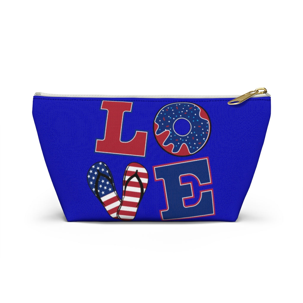 Love Blue Accessory Pouch