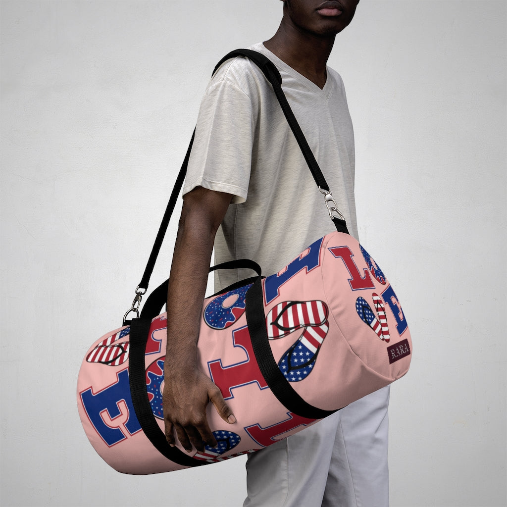 American Love Blush Duffel Bag