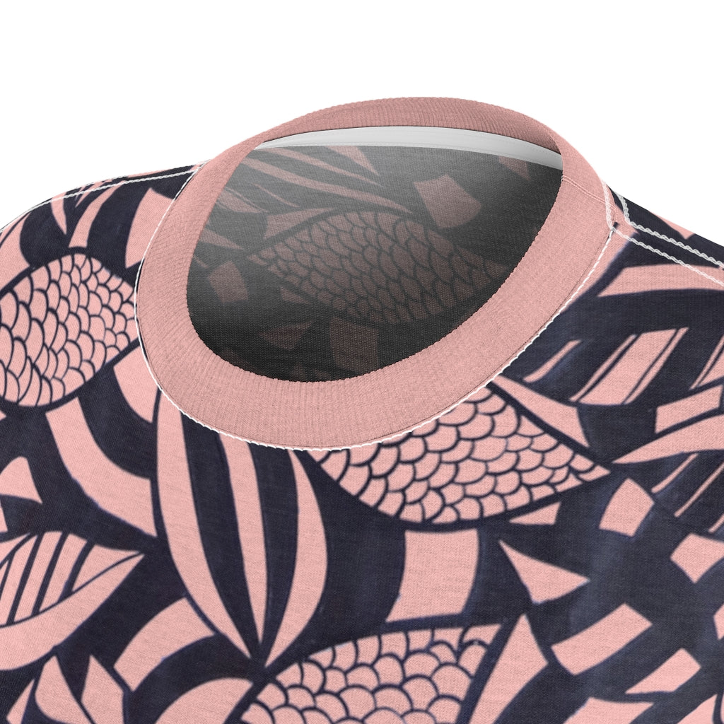 Tropical Minimalist AOP Blush T-shirt