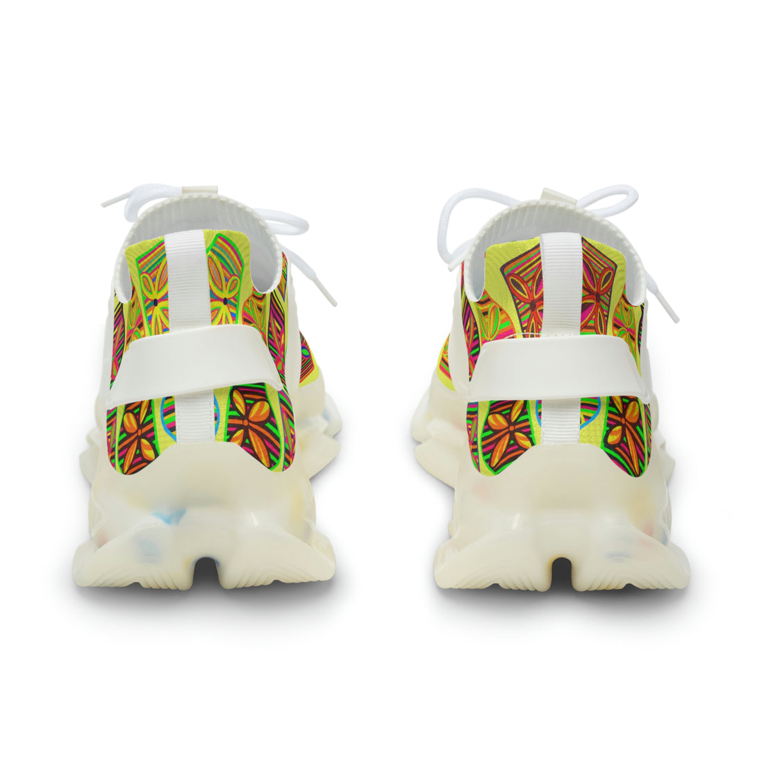 Canary Deco Print OTT Men's Mesh Knit Sneakers