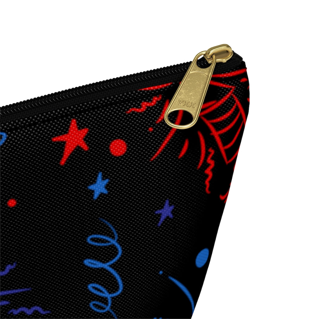 Firecracker Black Accessory Pouch