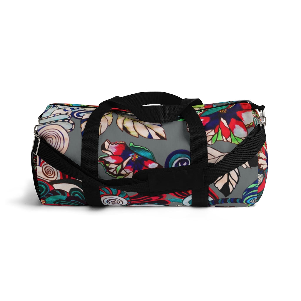 Artsy Floral Pop Ash Duffel Bag