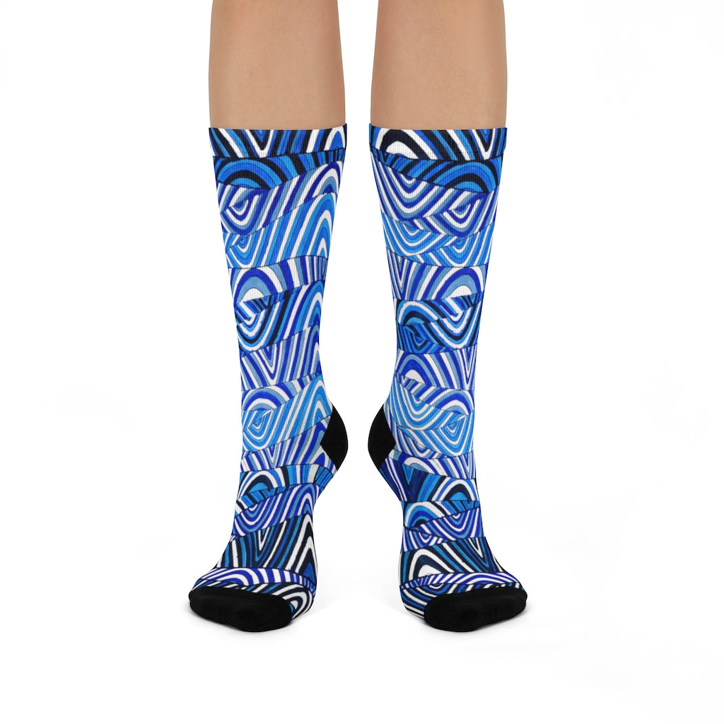 White Sonic Socks