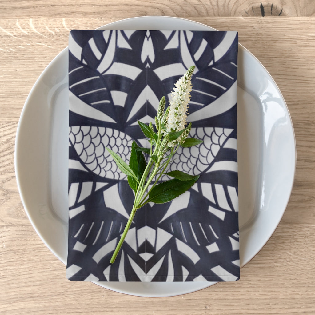 Slate Tropical Minimalist Napkin