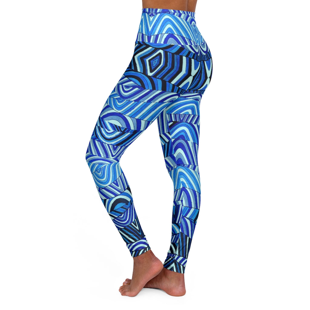 Icy Sonic Yoga Leggings