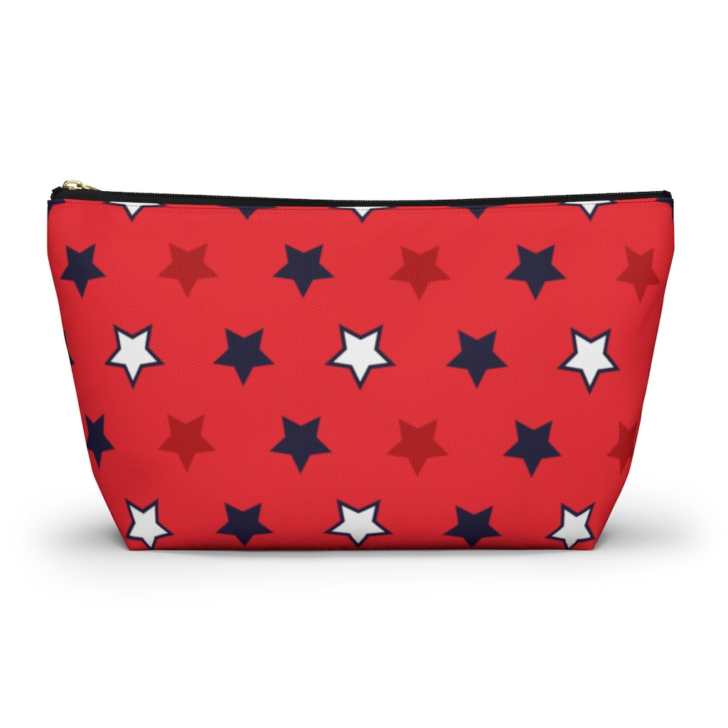 Starry Red Accessory Pouch