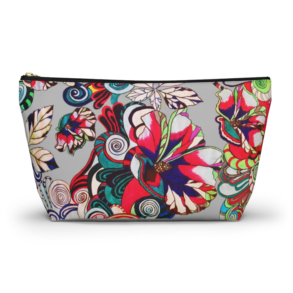 Floral Pop Slate Accessory Pouch