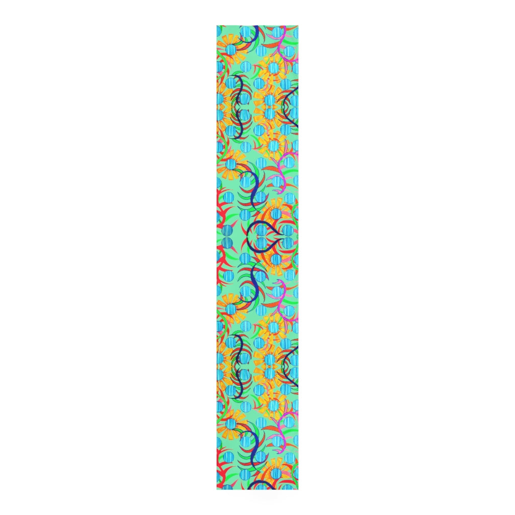 Sunflower Mint Table Runner