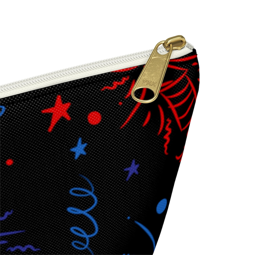 Firecracker Black Accessory Pouch