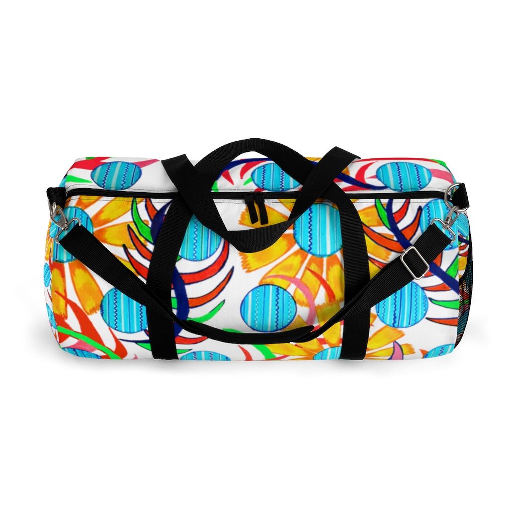 Sunflower Jet White Duffel Bag